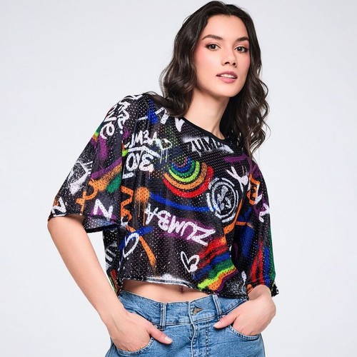 Zumba pride mesh boxy - zumba,