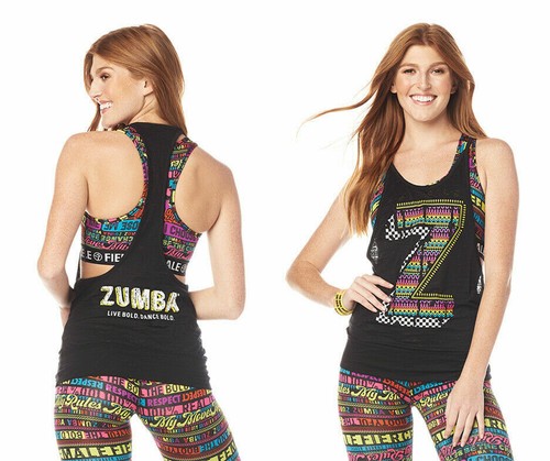 Zumba dance bold bubble - dance, tank
