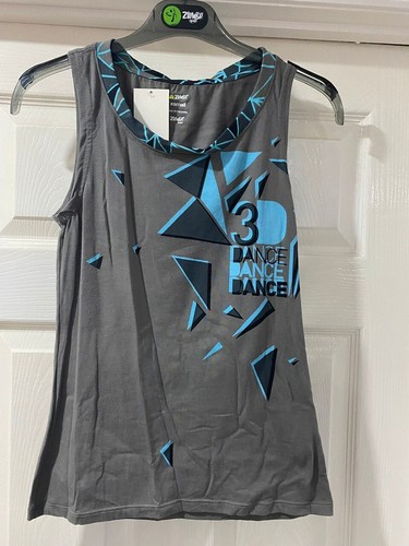 Zumba grigio canotta top - zumba,