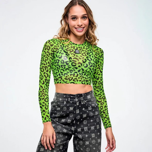Zumba dale crop top maglia - crop, a