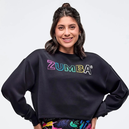 Zumba sizzlin crop top - sizzlin',