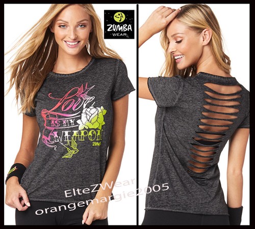 Shirt maglietta zumba love - maglietta,